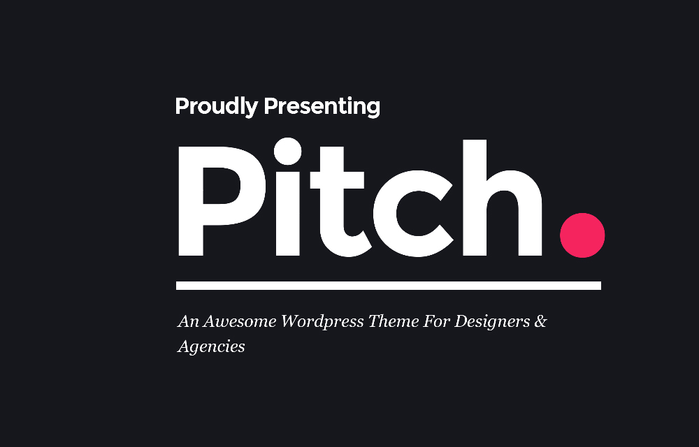 Pitch - A Theme for Freelancers and Agencies