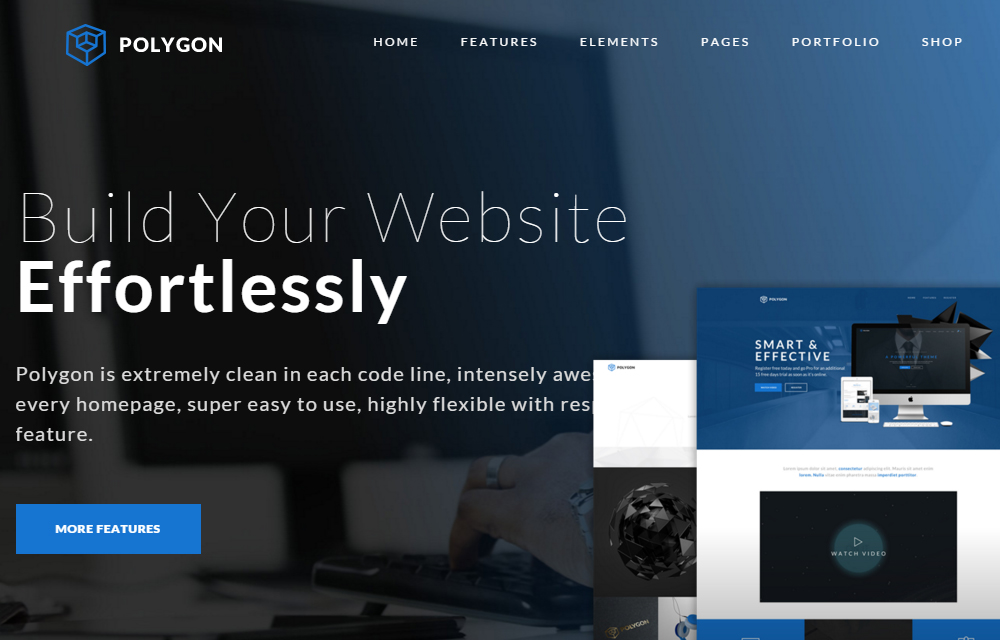 Polygon - A Powerful Multipurpose WP Theme