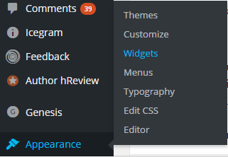 Appearance-widgets
