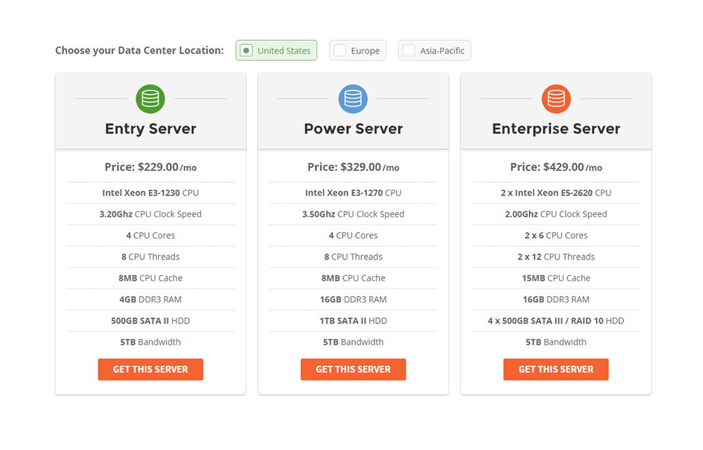siteground dedicated hosting plans