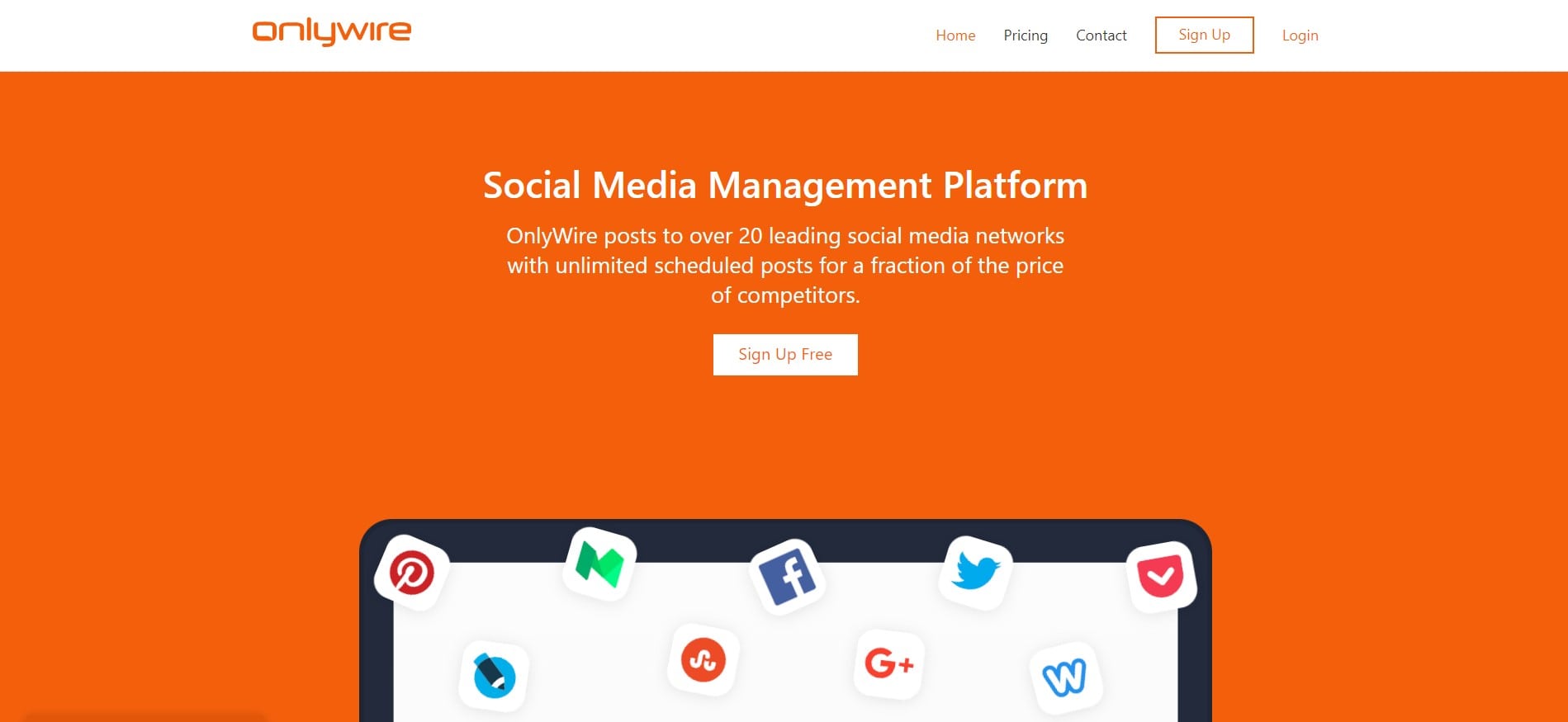 OnlyWire Website