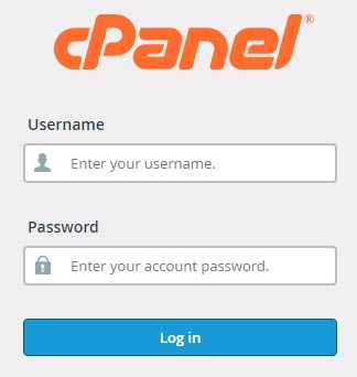 Login to cPanel