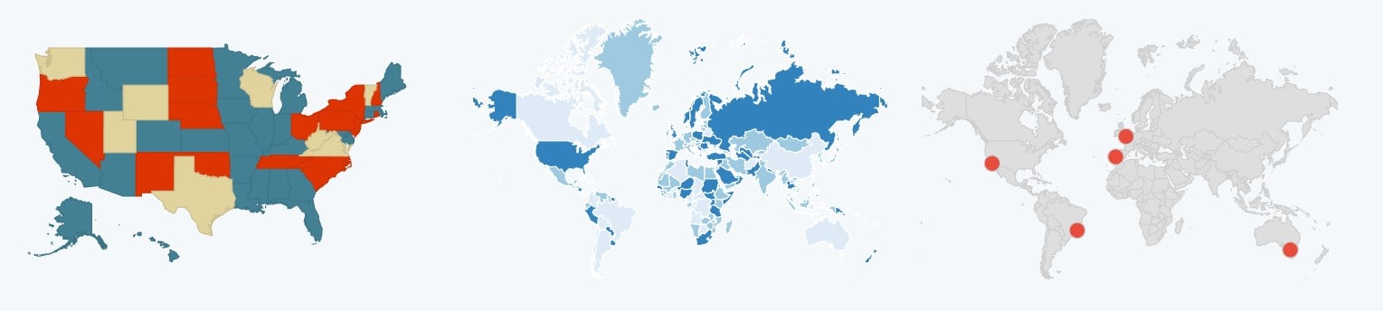 Interactive World Maps