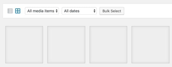 Blank Thumbnails in WordPress Media Library