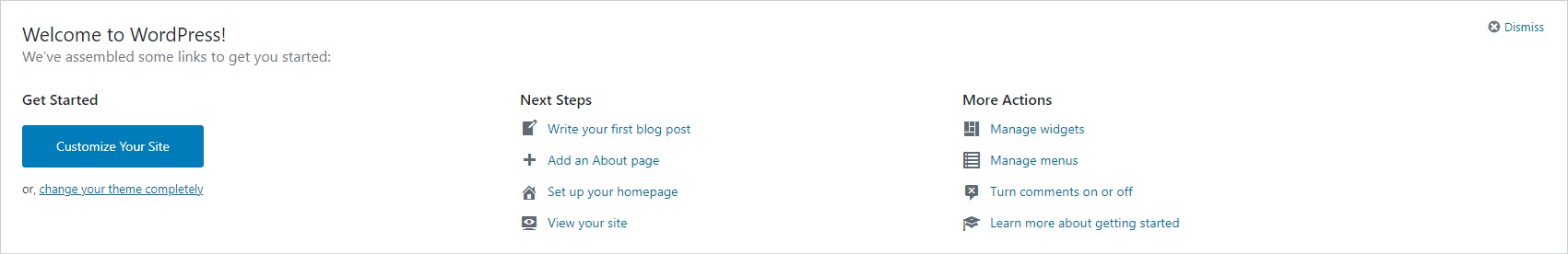 Welcome to WordPress
